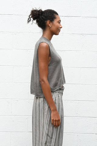 Sleeveless Sweater in Sage