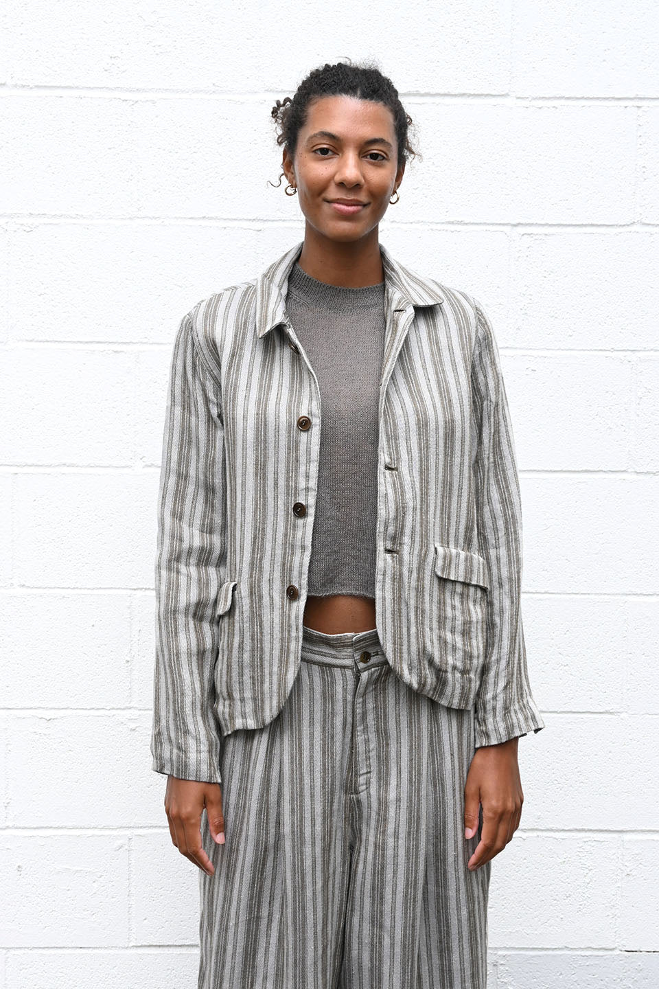 Striped Linen Jacket