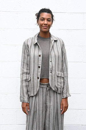 Striped Linen Jacket