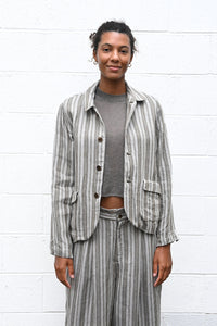 Striped Linen Jacket
