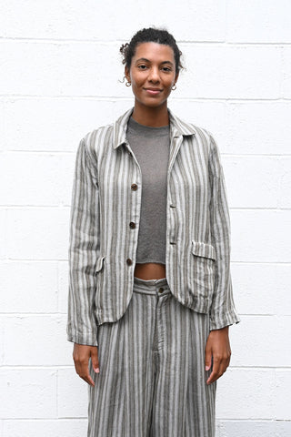 Striped Linen Jacket
