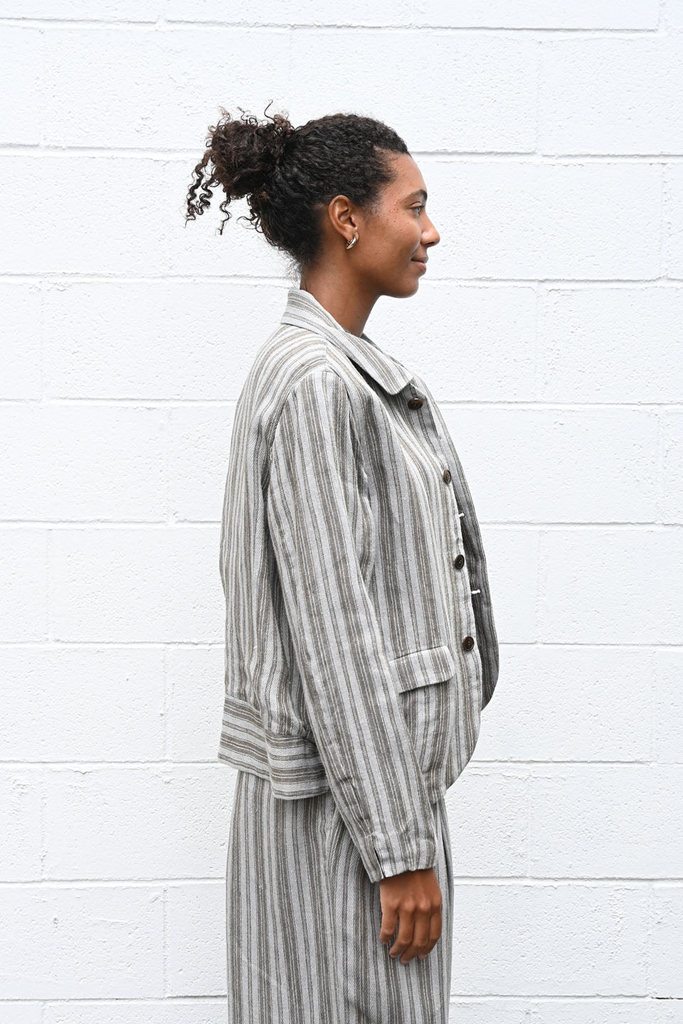 Striped Linen Jacket