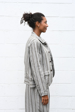 Striped Linen Jacket
