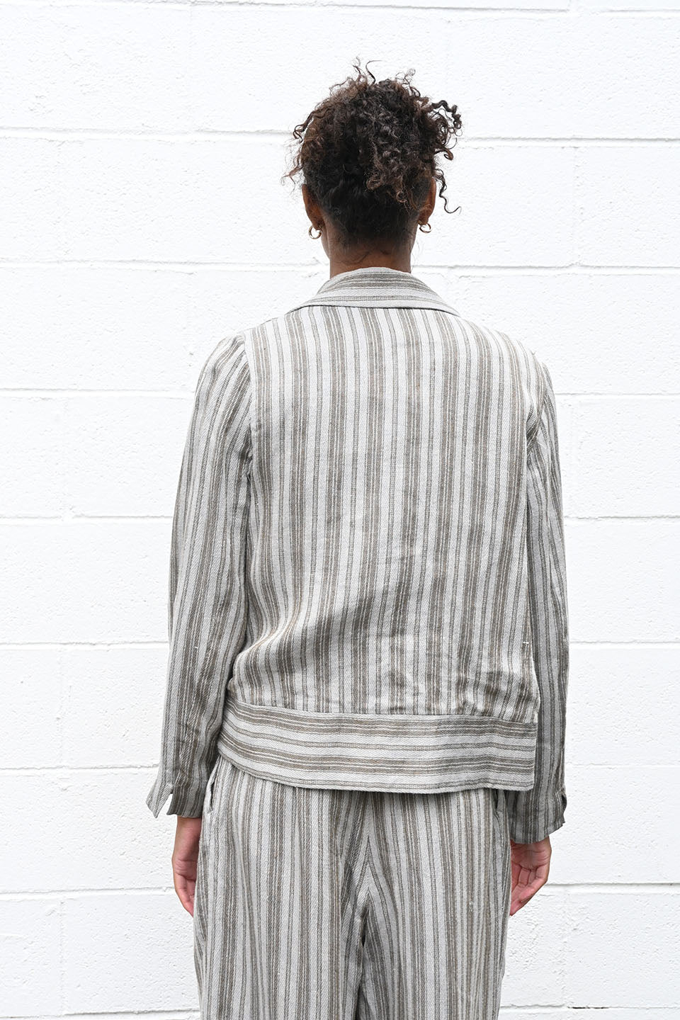 Striped Linen Jacket