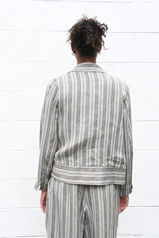 Striped Linen Jacket