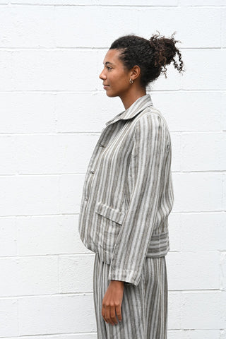 Striped Linen Jacket