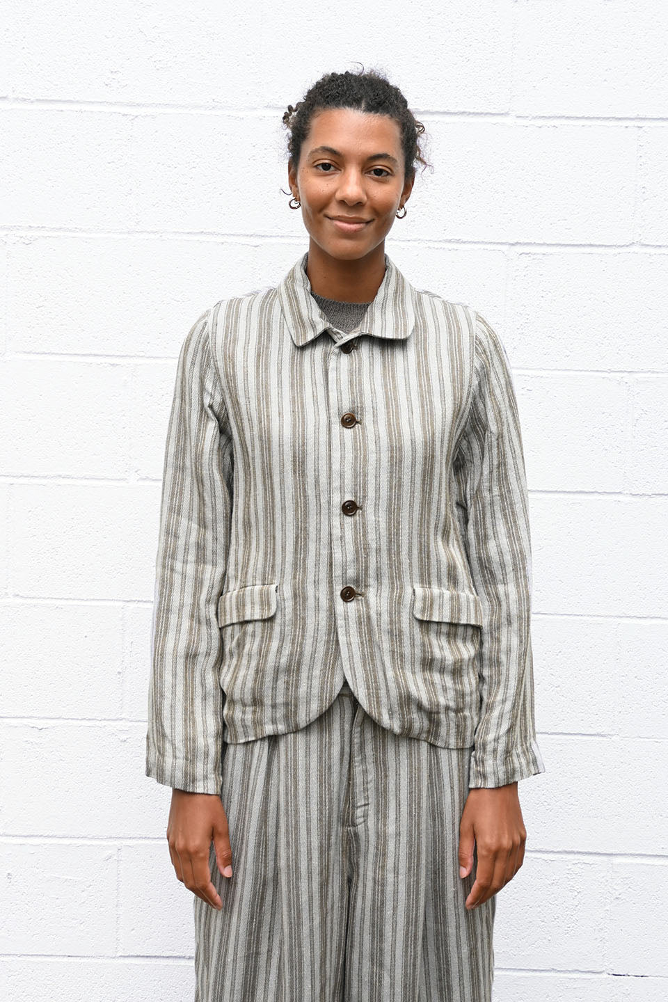 Striped Linen Jacket