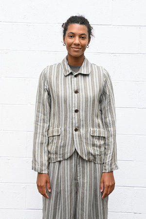 Striped Linen Jacket