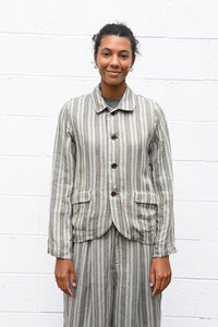 Striped Linen Jacket