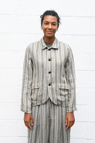 Striped Linen Jacket