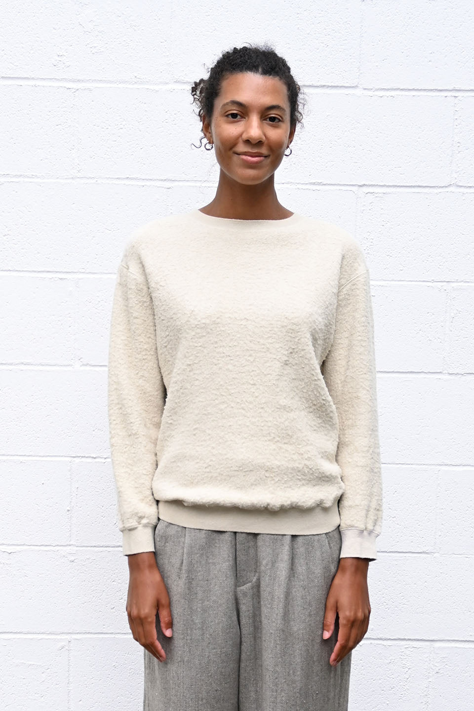 Silk Sweatshirt Natural