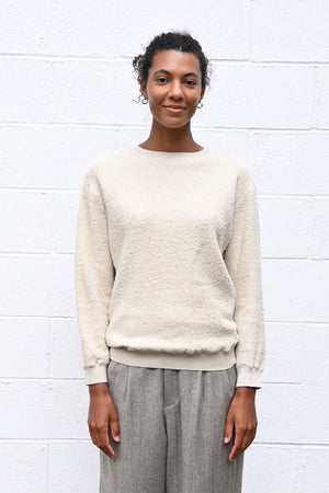 Silk Sweatshirt Natural