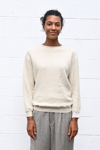 Silk Sweatshirt Natural