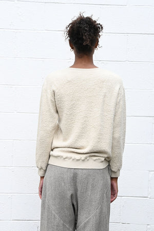 Silk Sweatshirt Natural