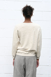 Silk Sweatshirt Natural