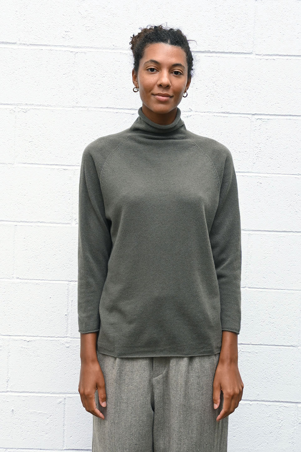 Cashmere Turtleneck Grey