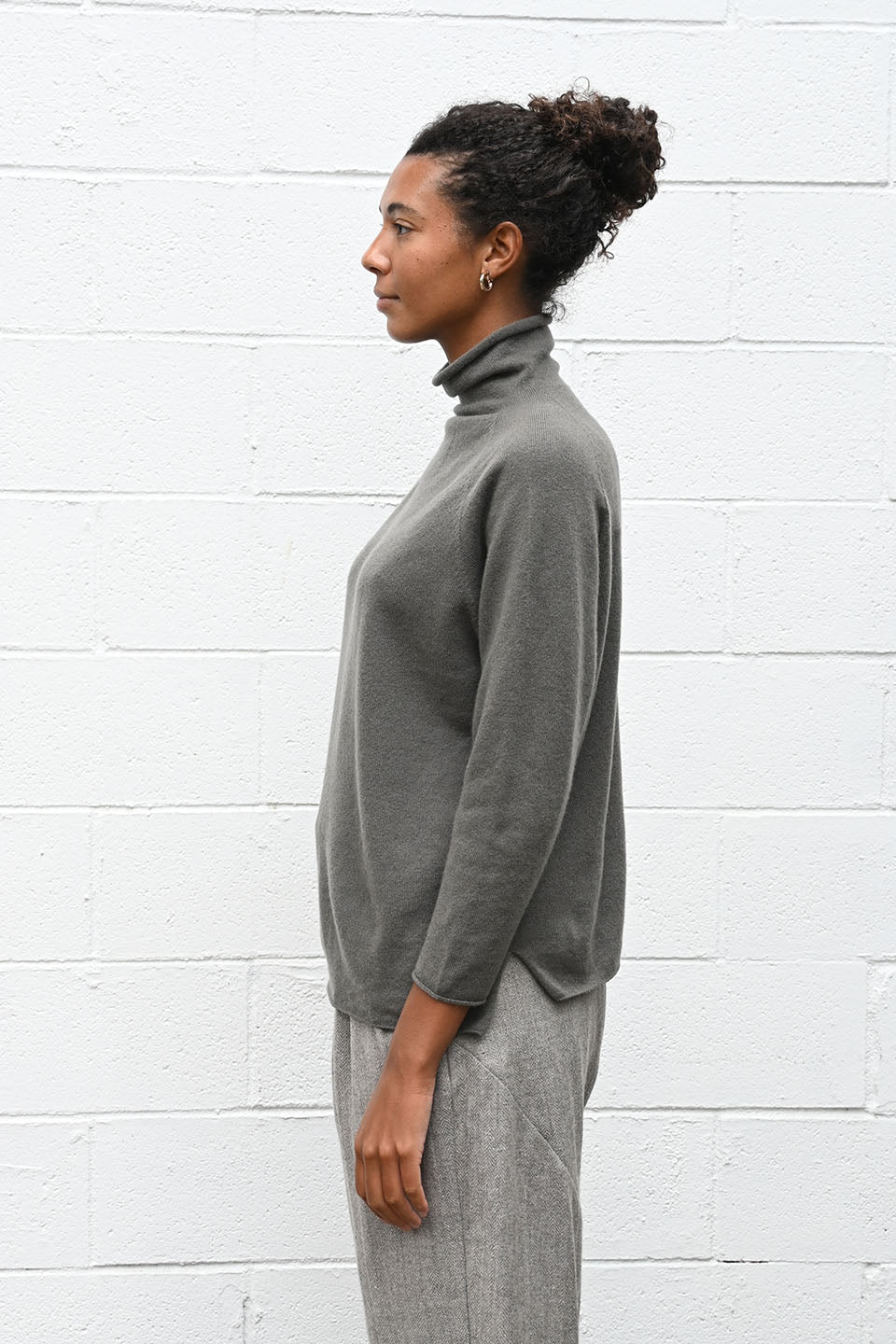 Cashmere Turtleneck Grey