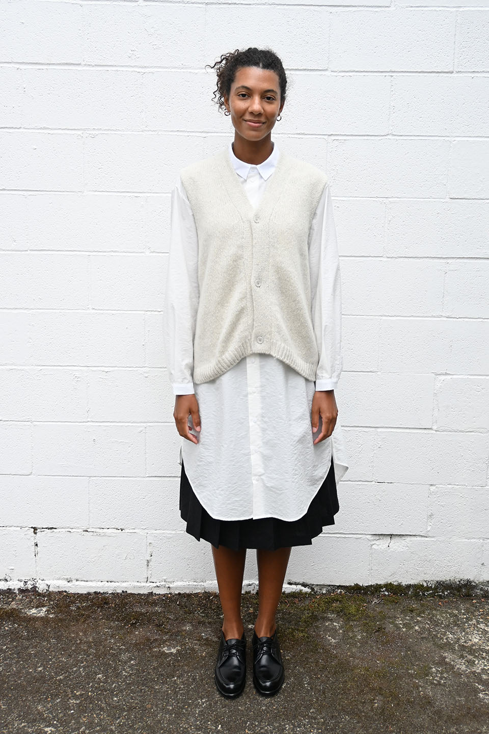 Cashmere Vest Natural