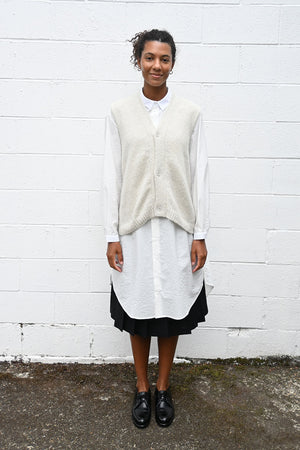 Cashmere Vest Natural