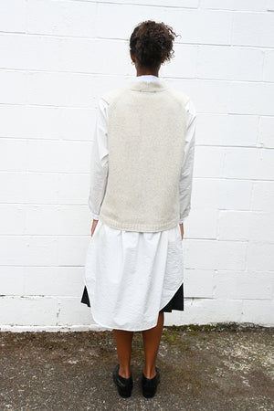 Cashmere Vest Natural