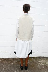 Cashmere Vest Natural