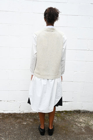 Cashmere Vest Natural