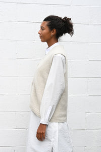 Cashmere Vest Natural