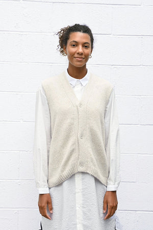 Cashmere Vest Natural