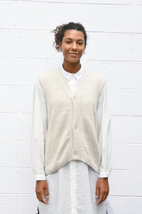 Cashmere Vest Natural