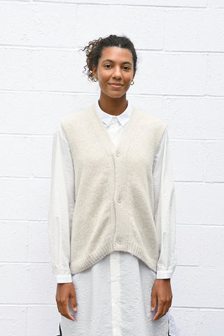 Cashmere Vest Natural