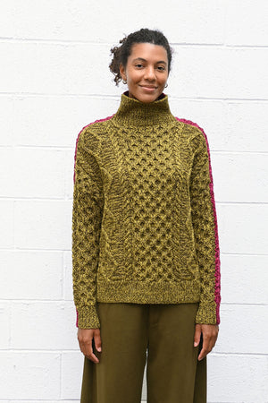 Textured Turtleneck in 2 Colors