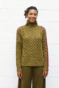 Textured Turtleneck in 2 Colors