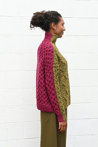 Textured Turtleneck in 2 Colors