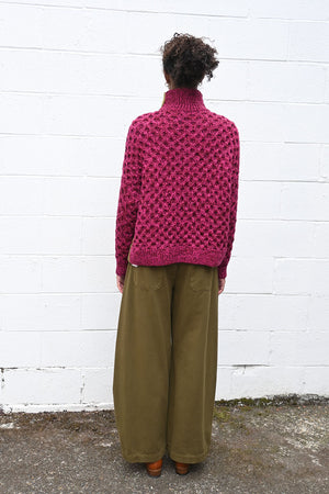 Textured Turtleneck in 2 Colors