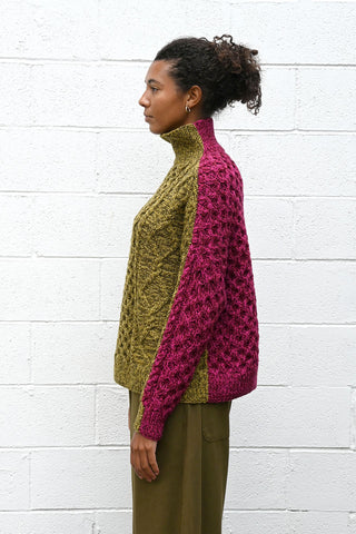 Textured Turtleneck in 2 Colors