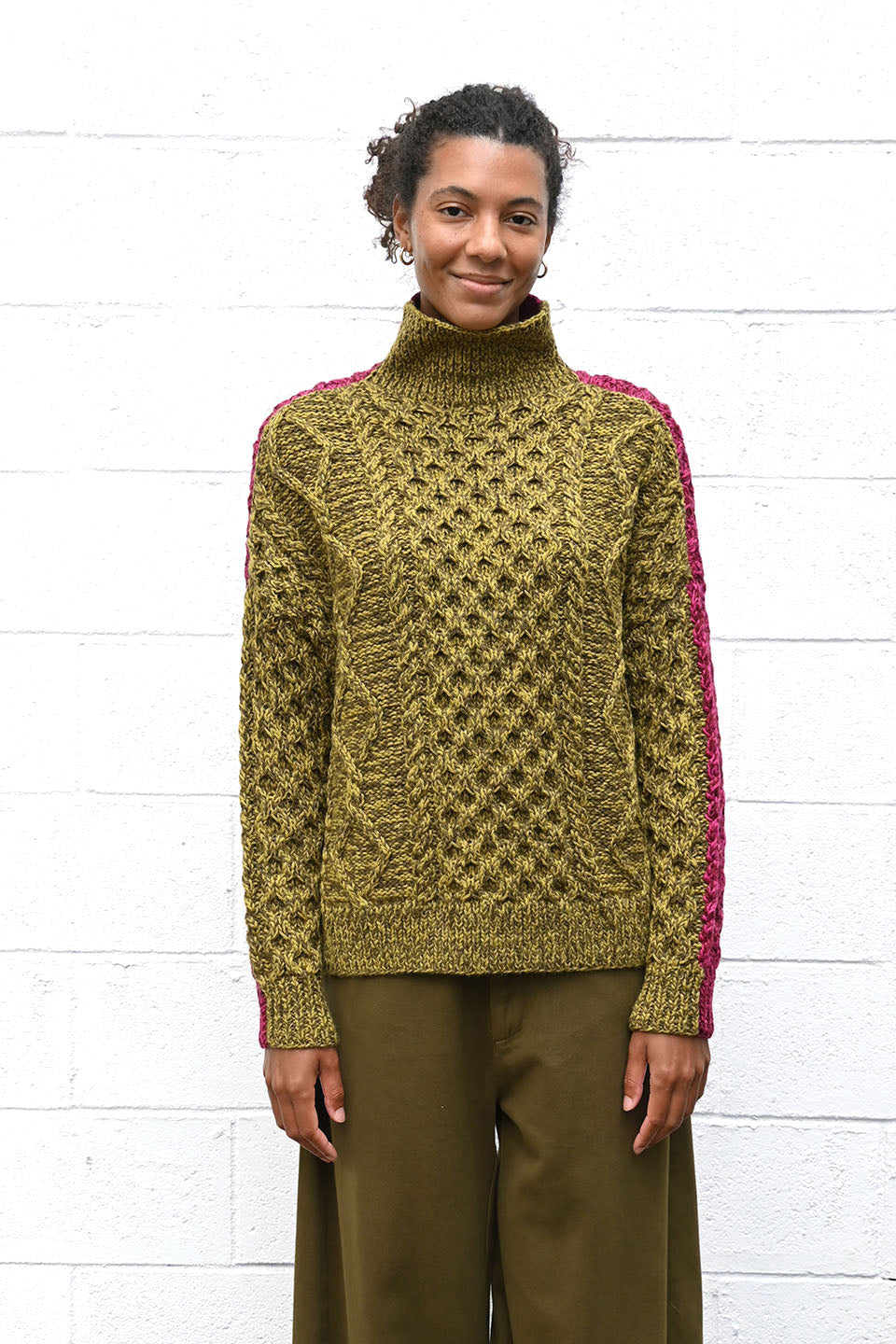 Textured Turtleneck in 2 Colors