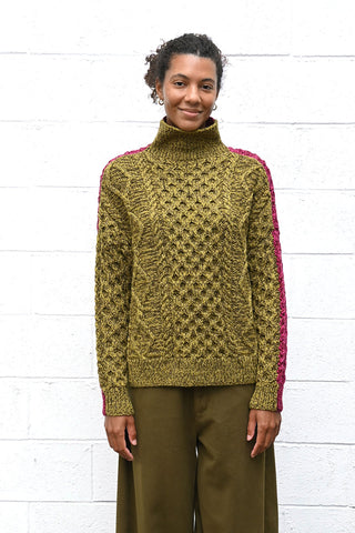 Textured Turtleneck in 2 Colors