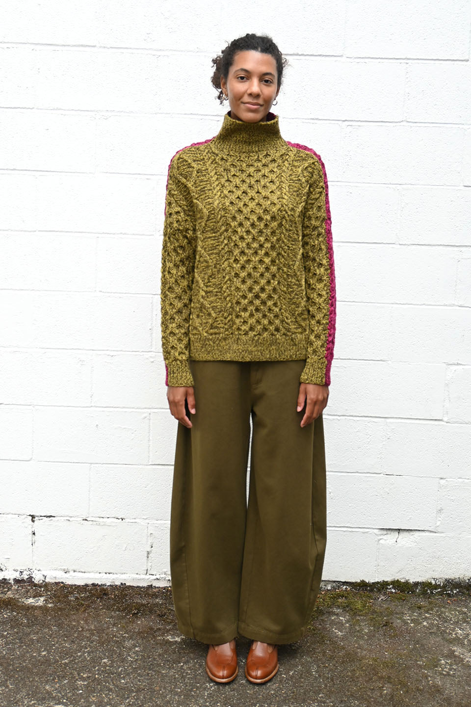 Textured Turtleneck in 2 Colors