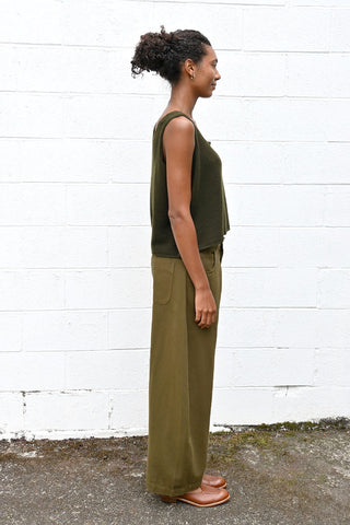 Cashmere Top Olive