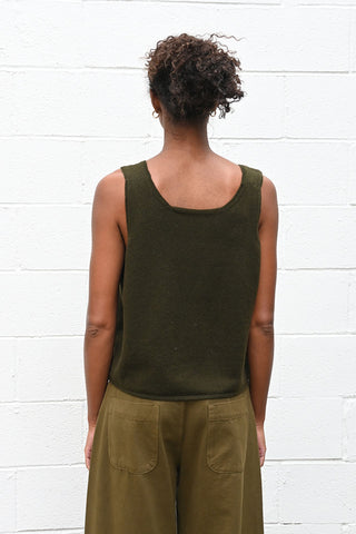 Cashmere Top Olive