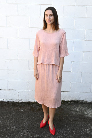 Rose Pleated Skirt
