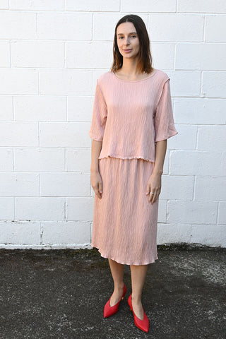 Pleats Top Rose
