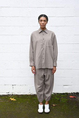 Brushed Wool Big Shirt