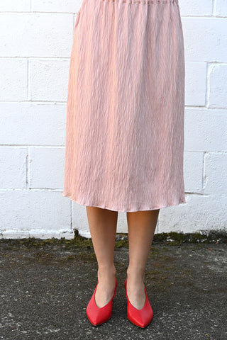 Rose Pleated Skirt