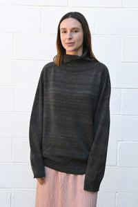 Gradation High Neck Knit