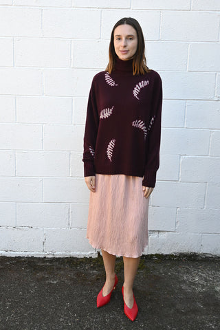 Cashmere Turtleneck Feathers