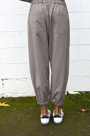 Brushed Wool Kung Fu Pant