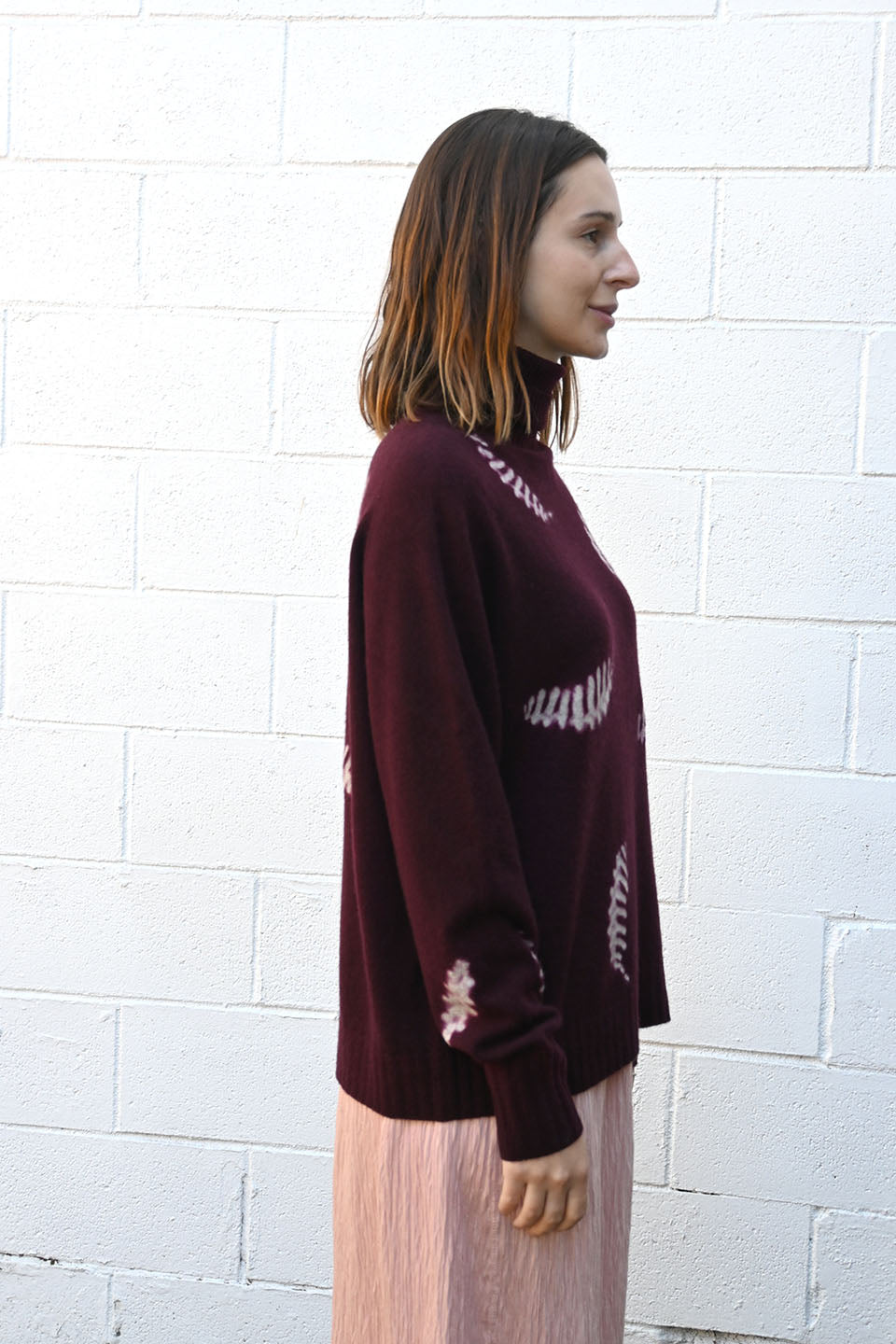 Cashmere Turtleneck Feathers