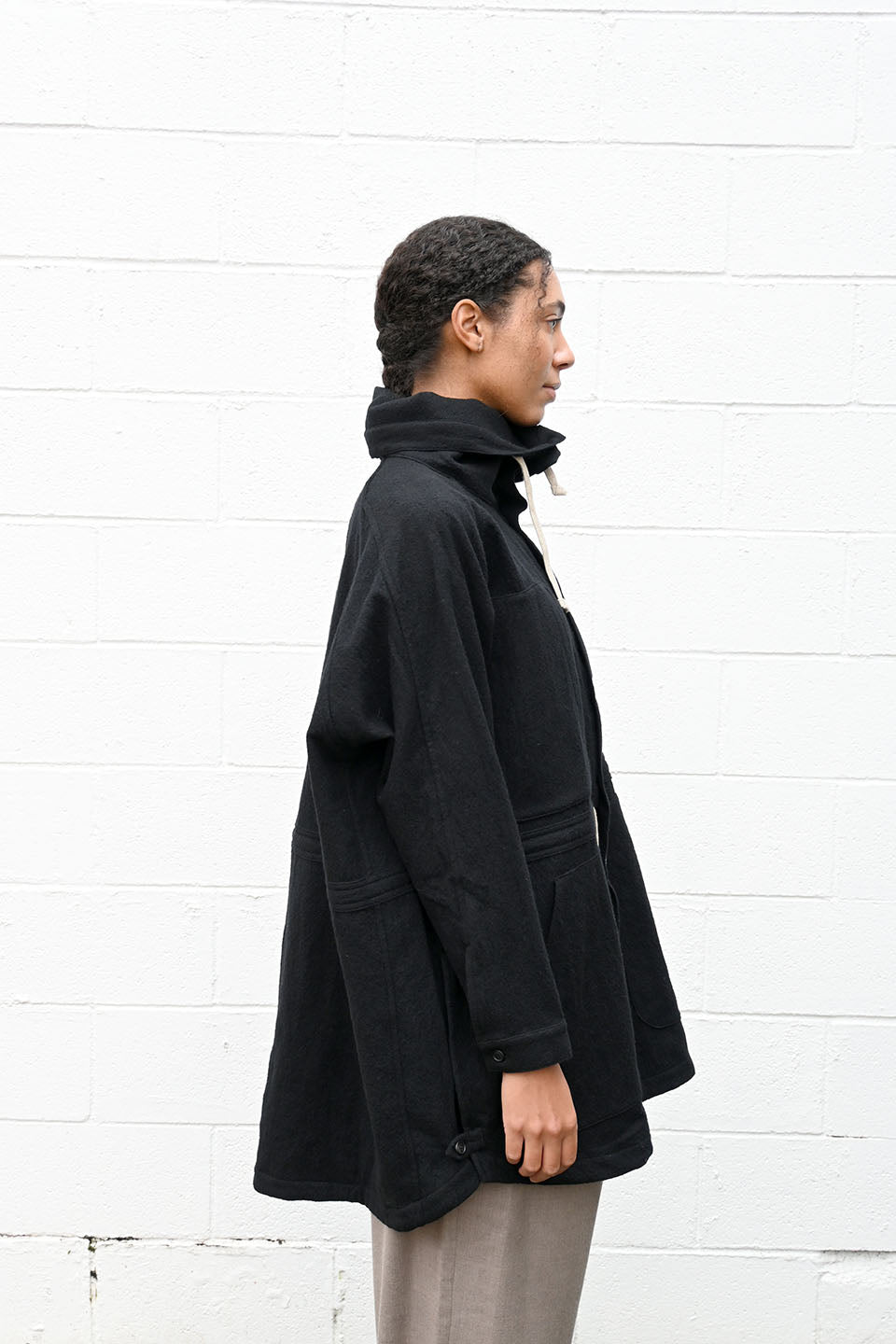 Teddy Wool Black Jacket