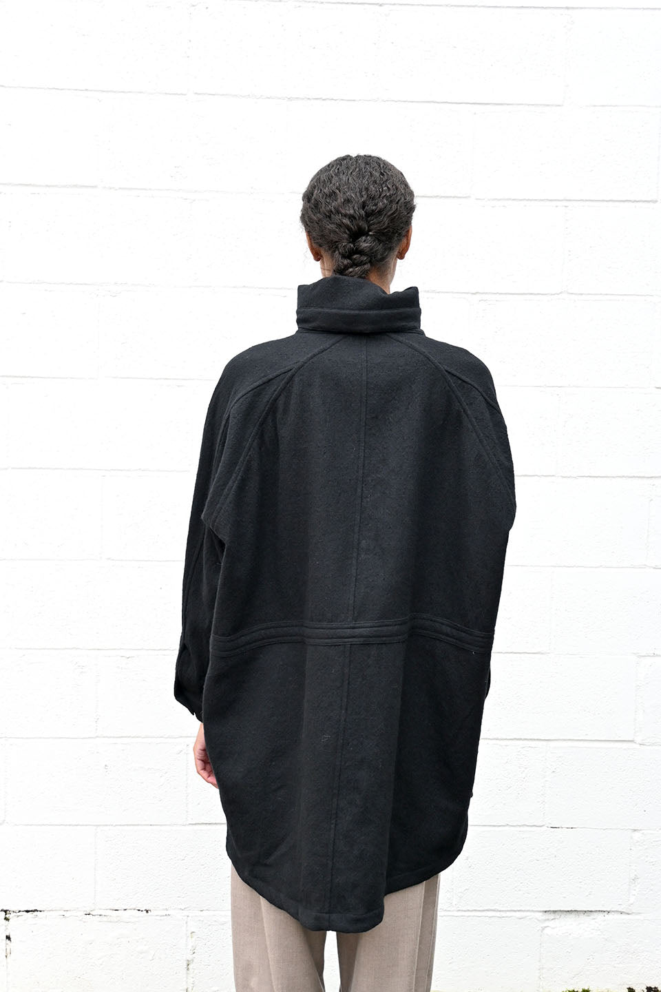 Teddy Wool Black Jacket